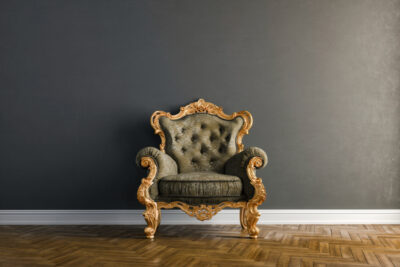 3d vintage arm chair