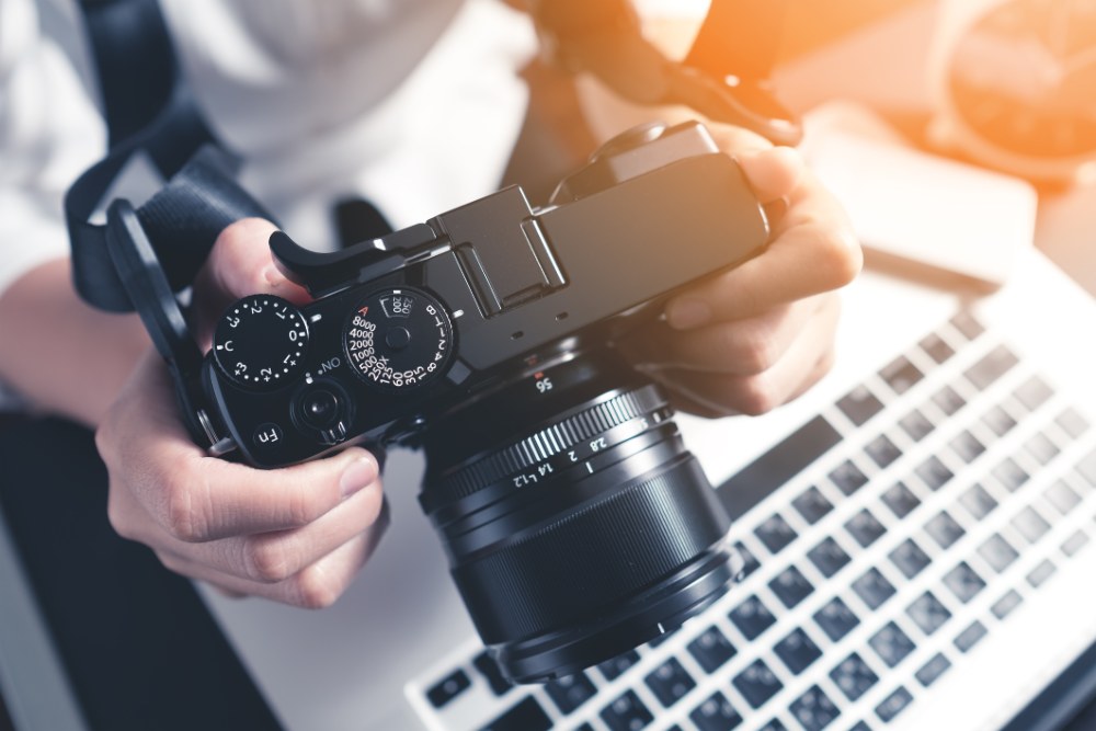 Photographer workplace