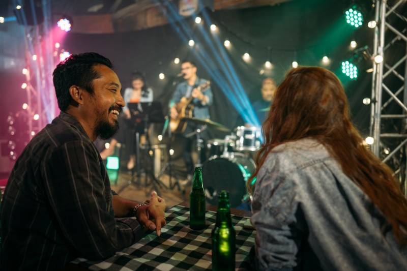 Couple in a Bar