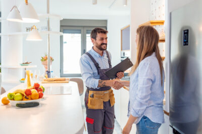 architect shake hand client